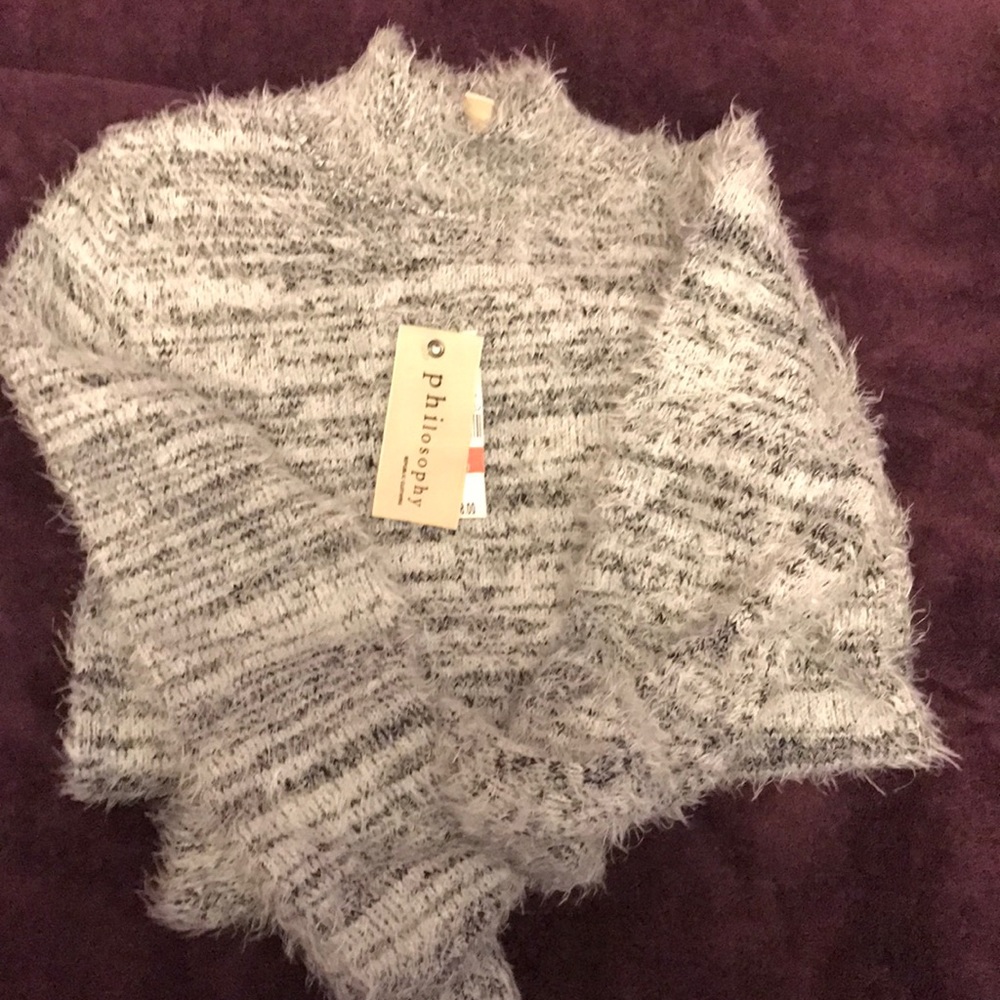 NWT Gray Philosophy sweater